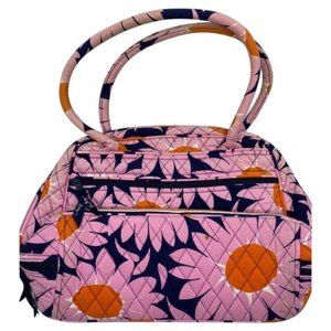 VERA BRADLEY Quilted Tote Bag Pink Black